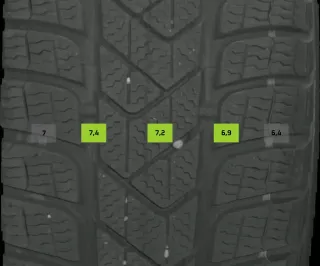 215/60 R16 95H WINTERREIFEN VW PASSAT 3C 16 ZOLL STAHL KOMPLETTSATZ 4-7MM - Bild 5