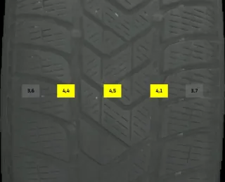 215/65 R17 99H WINTERREIFEN VW TIGUAN 5N (II) 17 ZOLL STAHL KOMPLETTSATZ 4-5MM - Bild 7