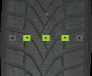 215/65 R17 99H WINTERREIFEN VW TIGUAN 5N (II) 17 ZOLL ALU KOMPLETTSATZ 5-8MM - Bild 6