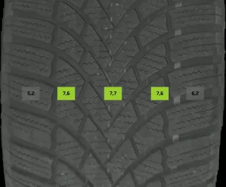 235/55 R19 WINTERREIFEN VW ID.4 19 ZOLL STAHL KOMPLETTSATZ 7-8MM - Bild 6
