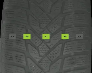 205/55 R16 91H WINTERREIFEN VW GOLF 8 VIII 16 ZOLL STAHL KOMPLETTSATZ 4-5MM - Bild 5