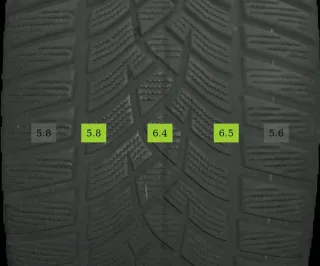 2x 255/40 R19 100V Winterreifen Goodyear ULT. PERFORMANCE 5-7mm DOT 3522 - Bild 1