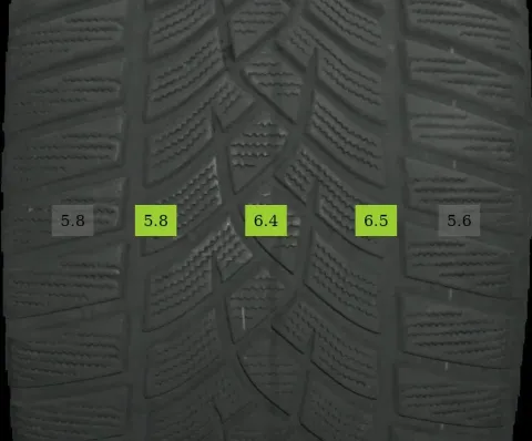 Background image for 2x 255/40 R19 100V Winterreifen Goodyear ULT. PERFORMANCE 5-7mm DOT 3522