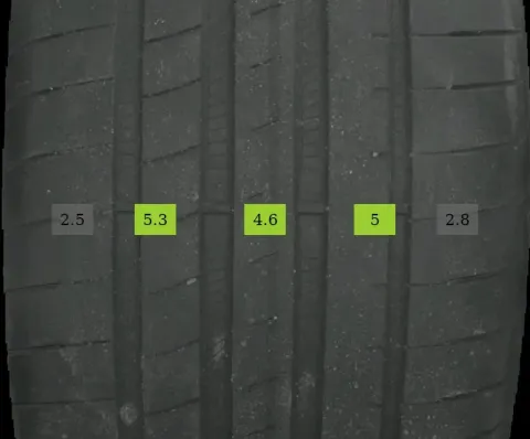 Background image for 2x 275/40 R18 103Y Sommerreifen Goodyear Eagle F1 Asym. 4mm DOT 1722