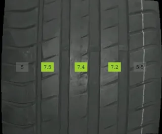 2x 265/45 R20 108Y Sommerreifen Triange Effex Sport TH202 7mm DOT 2125 - Bild 3