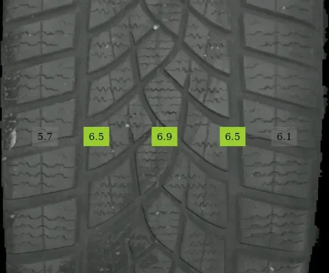 Background image for 2x 205/45 R18 90H Winterreifen Goodyear Ultragrip 6mm DOT 2523