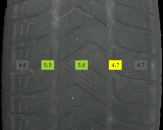 235/60 R18 WINTERREIFEN GLC W253 18 ZOLL ALUFELGEN KOMPLETTSATZ 4MM - Bild 6