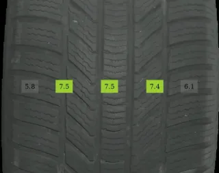 235/55 R18 100H WINTERREIFEN VW TIGUAN 5N 18 ZOLL ALUMINIUM KOMPLETTSATZ 6-7MM - Bild 6