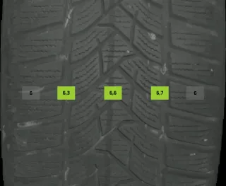 205/55 R16 91H WINTERREIFEN VW GOLF 8 VIII 16 ZOLL ALU KOMPLETTSATZ 5-6MM - Bild 7