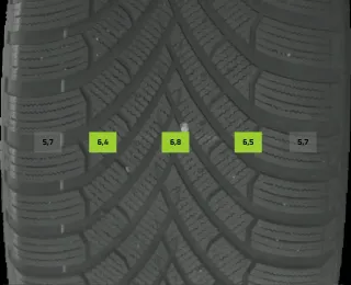 235/55 R18 104H WINTERREIFEN VW TIGUAN CT 18 ZOLL ALU KOMPLETTSATZ 5-6MM - Bild 8