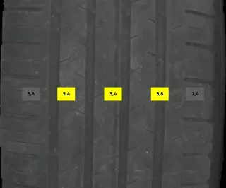225/60 R17 99Y SOMMERREIFEN AUDI A6 4K 17 ZOLL ALUMINIUM Kompletträder 4K0601025 - Bild 5