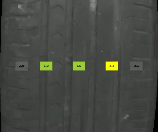 4X SOMMERREIFEN 215/55 R17 94W CONTINENTAL PREMIUMCONTACT5 4-6MM - Bild 5