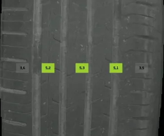 215/60 R16 95V SOMMERREIFEN VW PASSAT 3C 16 ZOLL STAHL KOMPLETTSATZ 4-5MM 4-5MM - Bild 5