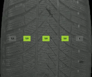 255/55 R19 111H WINTERREIFEN AUDI E-TRON 4KE 19 ZOLL ALU KOMPLETTSATZ 5-6MM - Bild 7