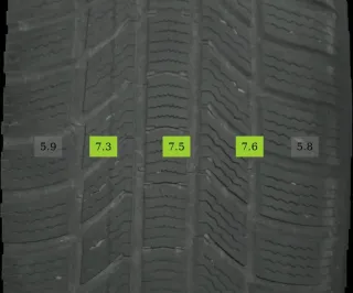 235/55 R18 100H WINTERREIFEN VW TIGUAN 5N 18 ZOLL ALUMINIUM KOMPLETTSATZ 6-7MM - Bild 5