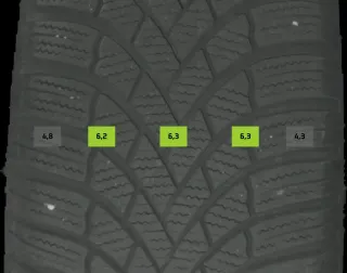 205/55 R16 91H WINTERREIFEN VW GOLF 8 VIII 16 ZOLL STAHL KOMPLETTSATZ 4-6MM - Bild 6