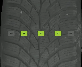 215/60 R16 95H WINTERREIFEN VW PASSAT 3C 16 ZOLL STAHL KOMPLETTSATZ 6-7MM - Bild 6