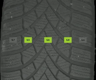 205/55 R17 95V WINTERREIFEN SKODA OCTAVIA NX 17 ZOLL ALU KOMPLETTSATZ 4-6MM - Bild 6