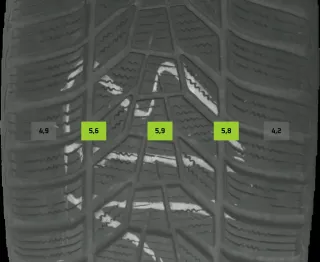 235/50 R19 103V WINTERREIFEN VW TIGUAN 5N (II) 19 ZOLL ALU KOMPLETTSATZ 5MM - Bild 8
