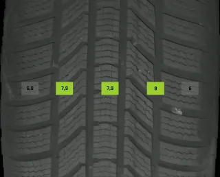 235/55 R18 104V WINTERREIFEN VW TIGUAN 5N (II) 18 ZOLL ALU KOMPLETTSATZ 7MM - Bild 6