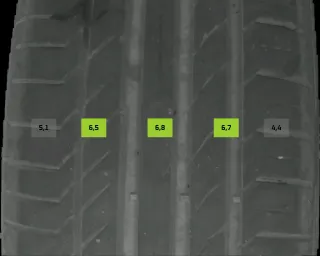 215/45 R17 91W SOMMERREIFEN MB B-KLASSE W245 17 ZOLL ALUMINIUM KOMPLETTSATZ MM - Bild 5