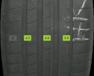 2x 275/40 R18 103Y Sommerreifen Goodyear Eagle F1 Asym. 4mm DOT 1722 - Bild 2
