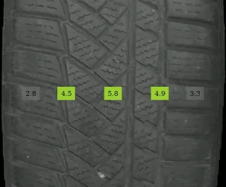 4x 205/55 R17 91H Winterreifen Continental WinterContact TS850P 4-6mm - Bild 4