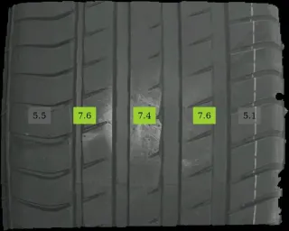 2x 265/45 R20 108Y Sommerreifen Triange Effex Sport TH202 7mm DOT 2125 - Bild 4