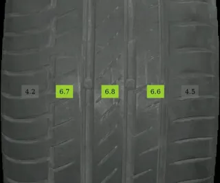 4x 245/55R17 106H Sommerreifen Continental Premiumcontact6 6mm DOT 4620 - Bild 3