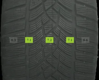 2x 255/40 R19 100V Winterreifen Goodyear ULT. PERFORMANCE 5-7mm DOT 3522 - Bild 2