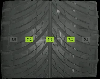 2x 285/45 R19 111W Ganzjahrreifen Unigrip L. Force 4S 7mm DOT 0121 - Bild 2