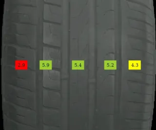 2x 255/45 R18 99W Sommerreifen Pirelli Cinturato 5mm DOT 1219 - Bild 4
