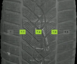245/40 R19 98V WINTERREIFEN FORD GALAXY WA6 19 ZOLL ALU KOMPLETTSATZ 7-8MM - Bild 6