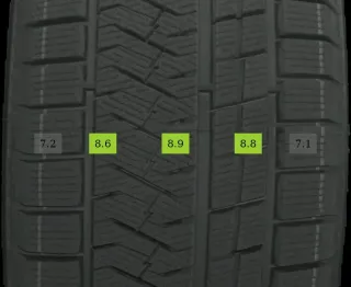 4x 225/55 R18 102V Winterreifen Triangle Snowlink 8mm DOT 3224 - Bild 2