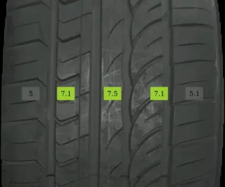 4x 255/60 R17 110V Sommerreifen Radar Sport Touring  7mm DOT 1220 - Bild 3