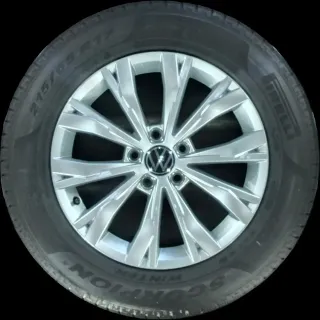 215/65 R17 99H WINTERREIFEN VW TIGUAN 5N 17 ZOLL ALUMINIUM KOMPLETTSATZ 4-6MM - Bild 4