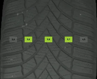 205/55 R17 95V WINTERREIFEN SKODA OCTAVIA NX 17 ZOLL ALU KOMPLETTSATZ 5E3601025A - Bild 6