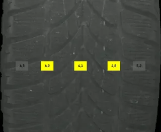 225/50 R17 98H WINTERREIFEN AUDI A5 8W 17 ZOLL ALUMINIUM KOMPLETTSATZ 4-5MM - Bild 7