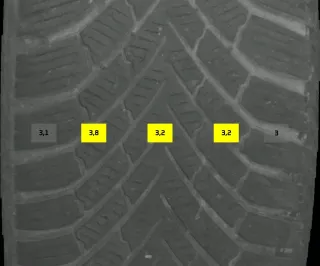 205/55 R16 94V WINTERREIFEN VW GOLF 8 VIII 16 ZOLL ALU KOMPLETTSATZ - Bild 7