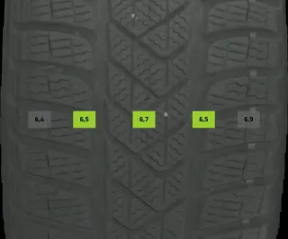 215/60 R16 95H WINTERREIFEN VW PASSAT 3C 16 ZOLL STAHL KOMPLETTSATZ 6-7MM 6-7MM - Bild 7