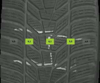 235/50 R19 103V WINTERREIFEN VW TIGUAN 5N (II) 19 ZOLL ALU KOMPLETTSATZ 5MM - Bild 5