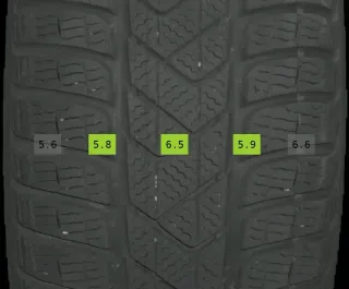 215/60 R16 95H WINTERREIFEN VITO W447 16 ZOLL ALU KOMPLETTSATZ 5-6MM - Bild 8
