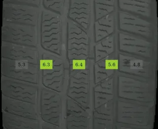 215/60 R17 WINTERREIFEN GLA W156 17 ZOLL ALUFELGEN KOMPLETTSATZ 5-7MM - Bild 7
