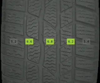 215/60 R17 WINTERREIFEN MERCEDES GLA W156 17 ZOLL ALUFELGEN KOMPLETTSATZ - Bild 7