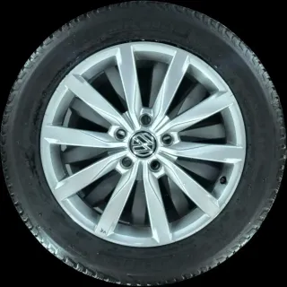 215/55 R17 94V WINTERREIFEN VW T-ROC 17 ZOLL ALUMINIUM KOMPLETTSATZ 5G0601025K - Bild 2