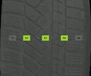235/65 R17 104H WINTERREIFEN AUDI Q5 FY 17 ZOLL ALU KOMPLETTSATZ 5-6MM - Bild 5