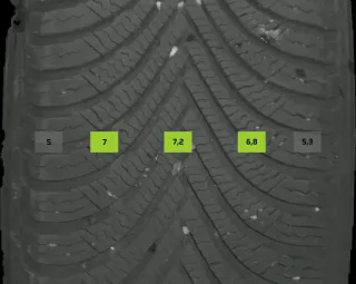 215/65 R17 99H WINTERREIFEN VW TIGUAN 5N (II) 17 ZOLL ALU KOMPLETTSATZ - Bild 6