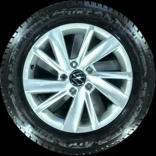 205/55 R16 91H WINTERREIFEN VW GOLF 8 VIII 16 ZOLL ALUMINIUM KOMPLETTSATZ 8MM - Bild 2