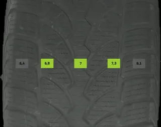 225/50 R17 94H WINTERREIFEN MERCEDES C-KLASSE W205 17 ZOLL ALU KOMPLETTSATZ 7MM - Bild 8