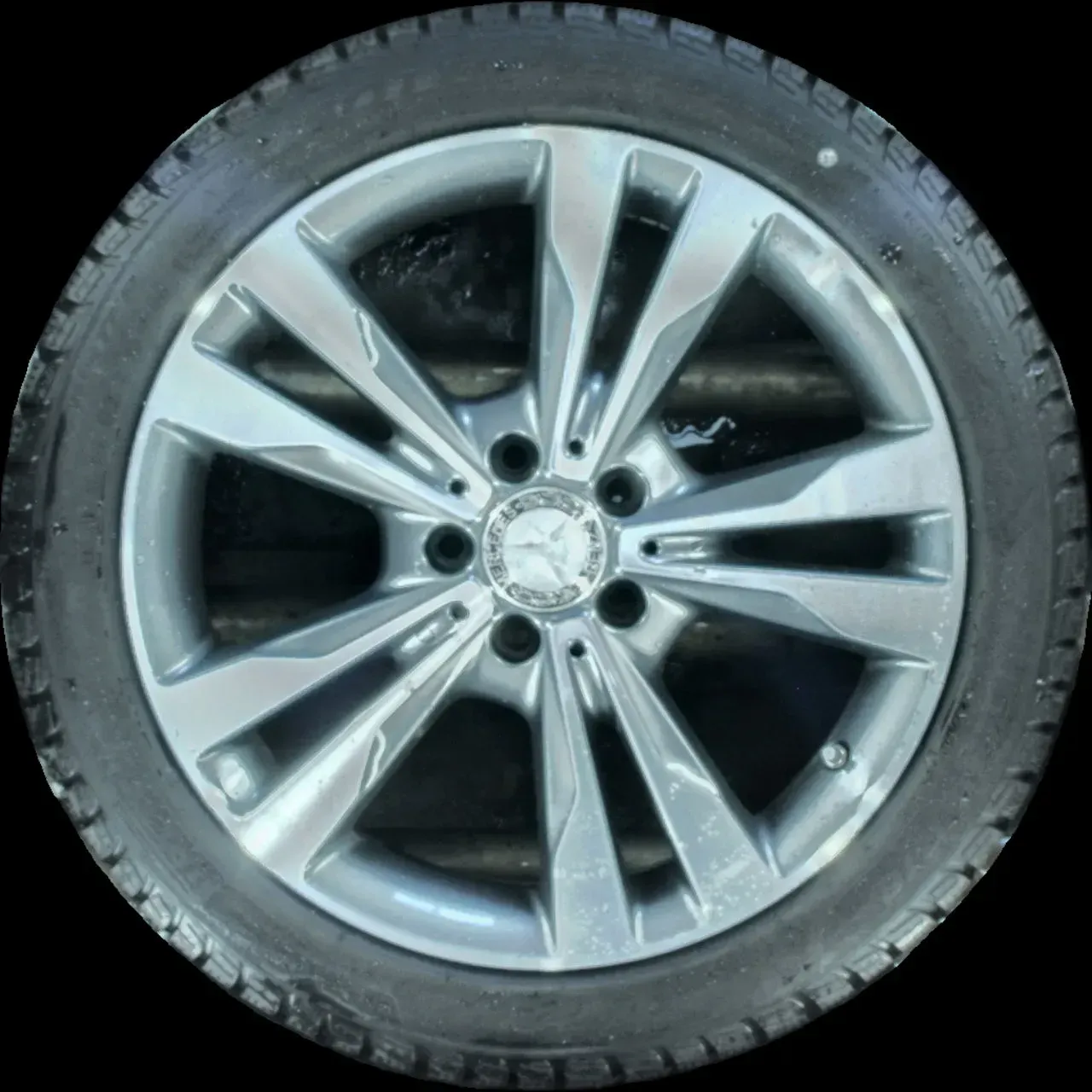225/45 R18 WINTERREIFEN C-KLASSE W205 18 ZOLL ALUMINIUM KOMPLETTSATZ A2054012802 - Bild 1